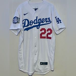 Los Angeles Dodgers-Clayton Kershaw-#22-2020 World Series Champ Authentic Jersey